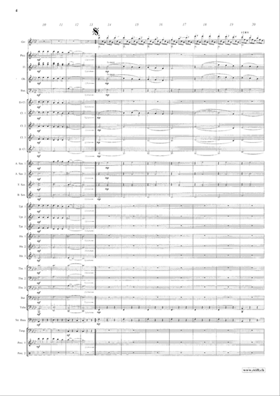 Jeux Interdits Concert Band scores gallery preview page 5
