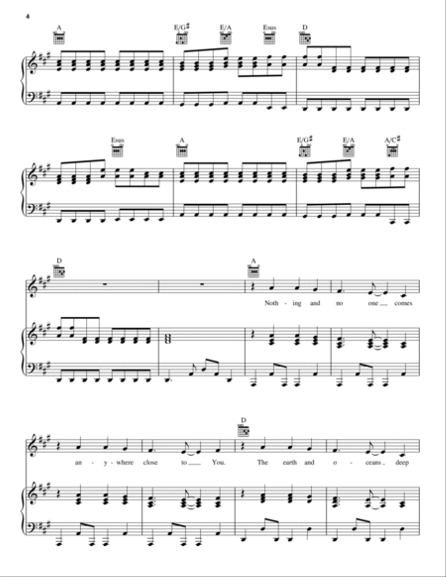 You Are Good Piano, Vocal, Guitar scores gallery preview page 4
