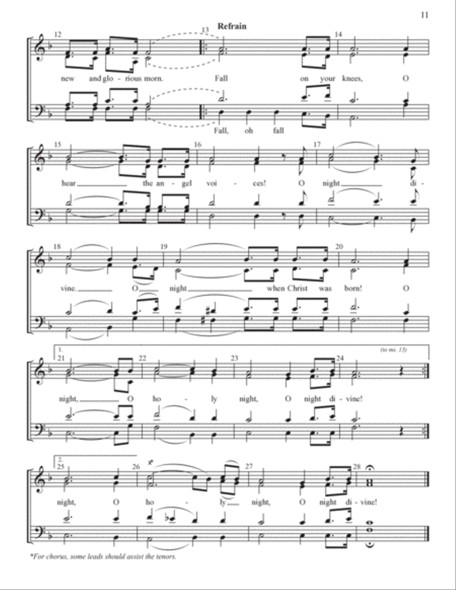 Yuletide Favorites (Volume I) 4-Part scores gallery preview page 11