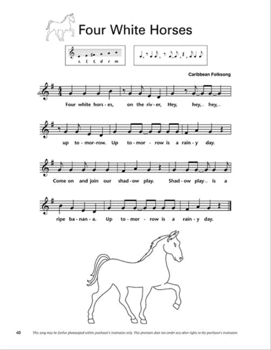 Kodaly in the Classroom - Advanced Set 1 Choir scores gallery preview page 5