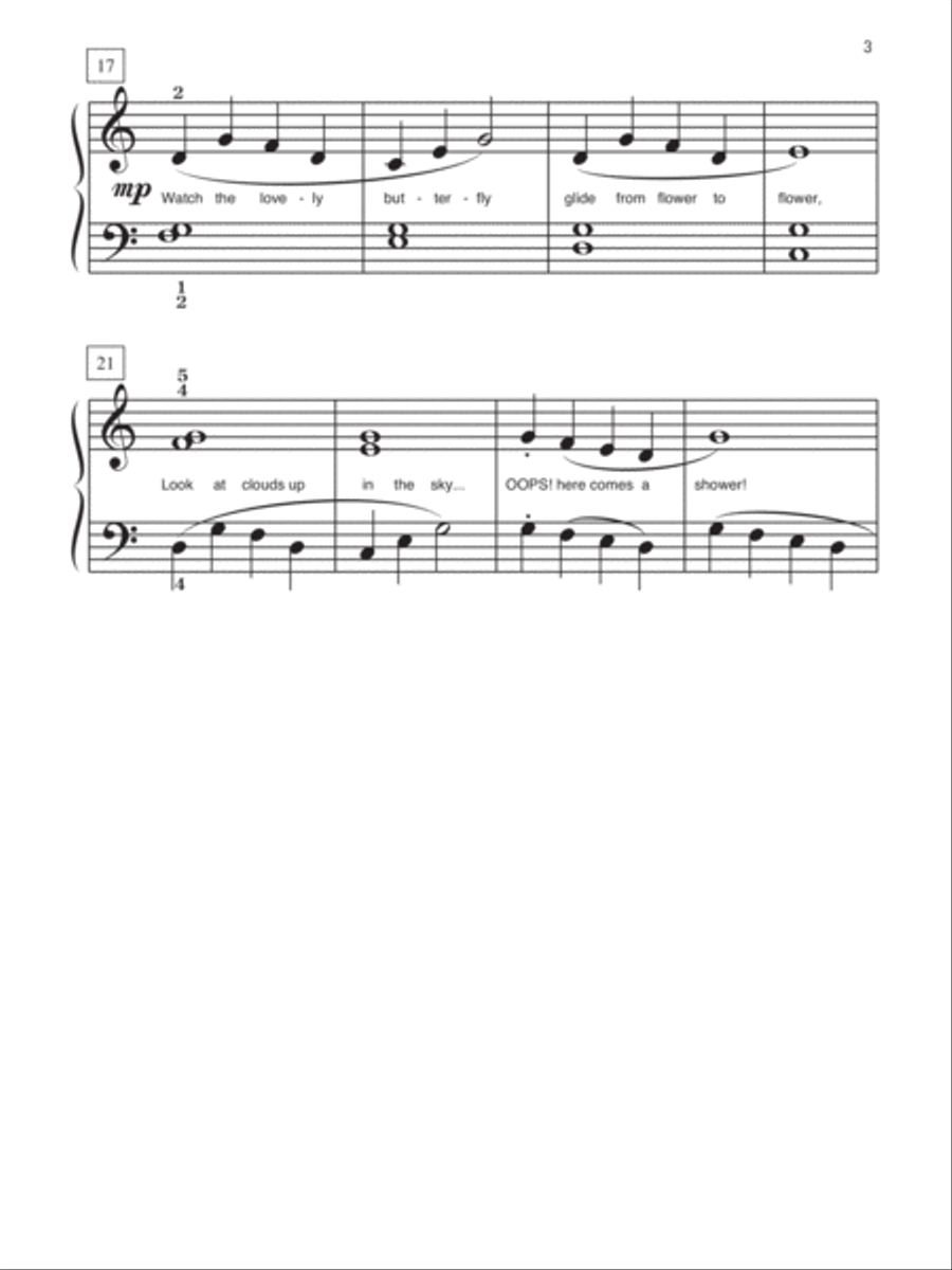 Curious Kittens Easy Piano scores gallery preview page 3