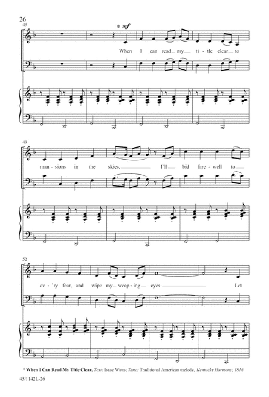 The Church's One Foundation 4-Part scores gallery preview page 28