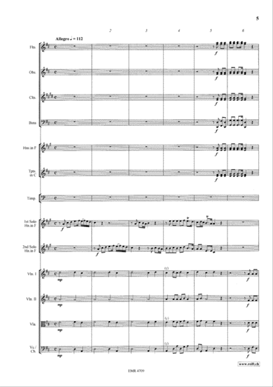 Sonata in D Orchestra scores gallery preview page 5