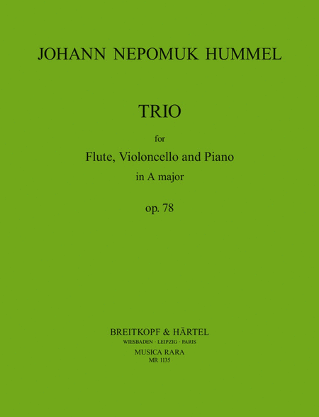 Trio in A op. 78
