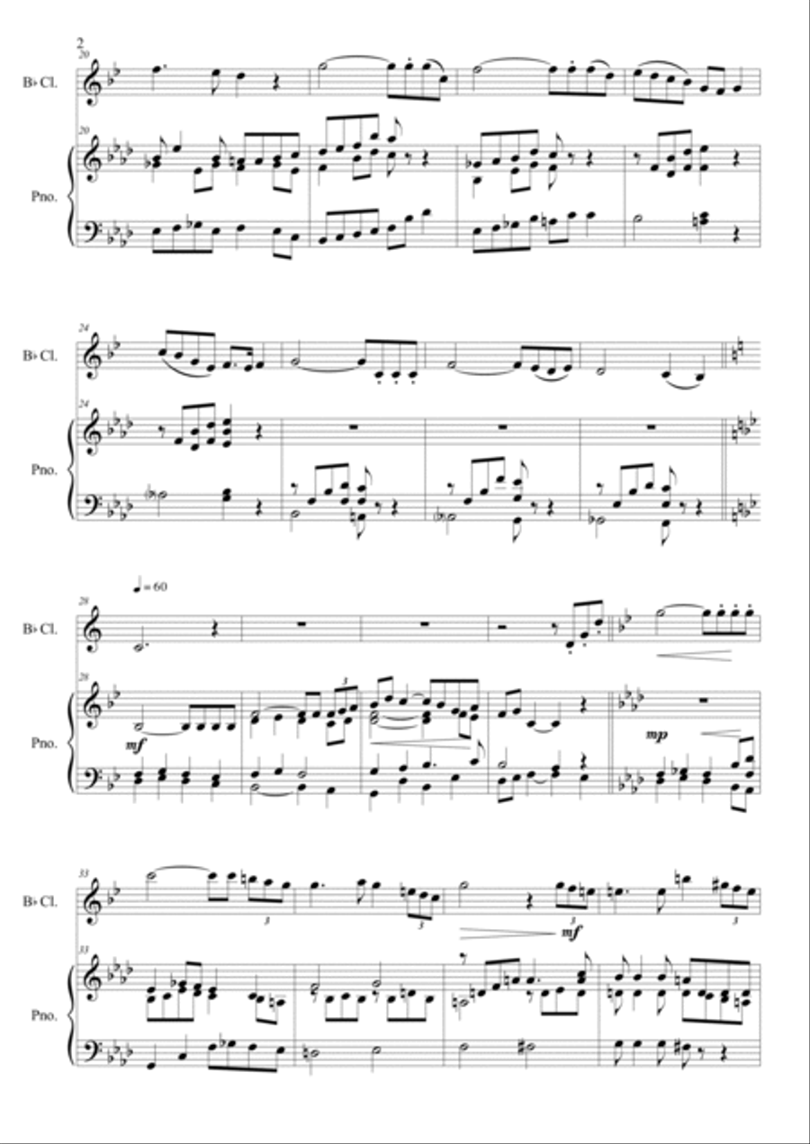 Isolation Isolation Clarinet Solo scores gallery preview page 2