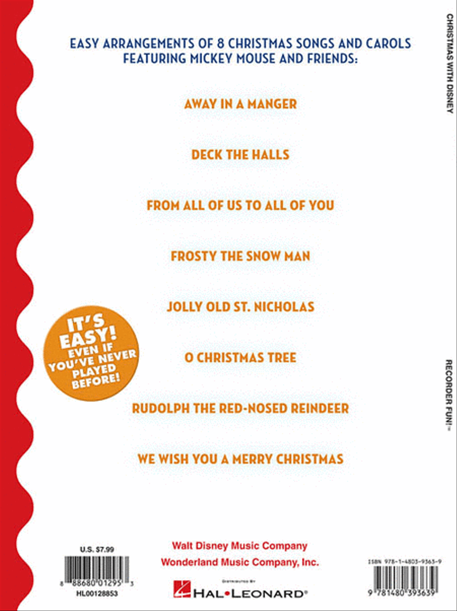 Christmas with Disney Recorder scores gallery preview page 2