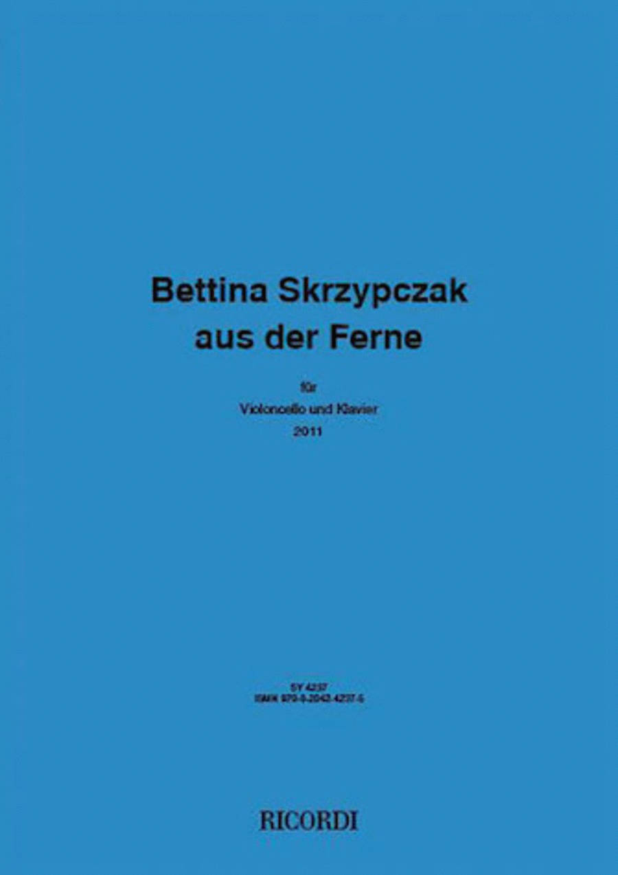 Aus Der Ferne Piano Accompaniment scores gallery preview page 1