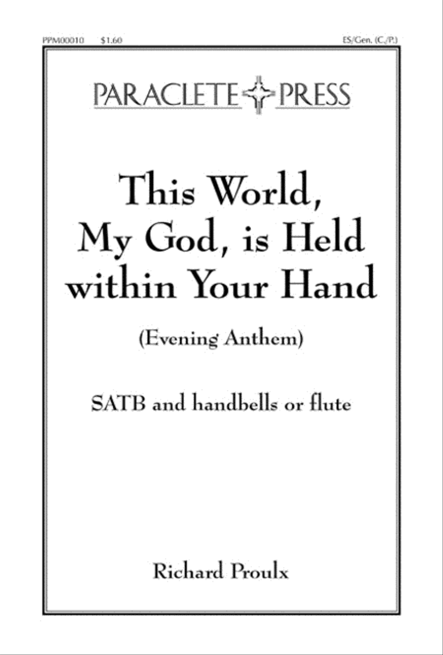 This World My God Is Held Within Your Hand 4-Part scores gallery preview page 1