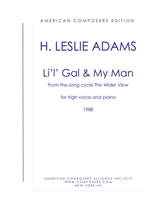 [Adams] Li'l' Gal & My Man (from The Wider View)