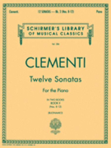 Muzio Clementi : 12 Sonatas - Book 2