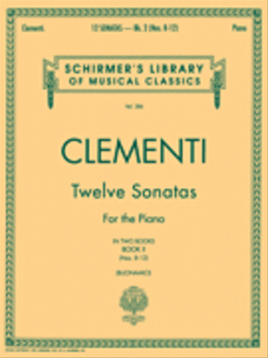 12 Sonatas – Book 2 12 Sonatas – Book 2 Piano Solo scores gallery preview page 1