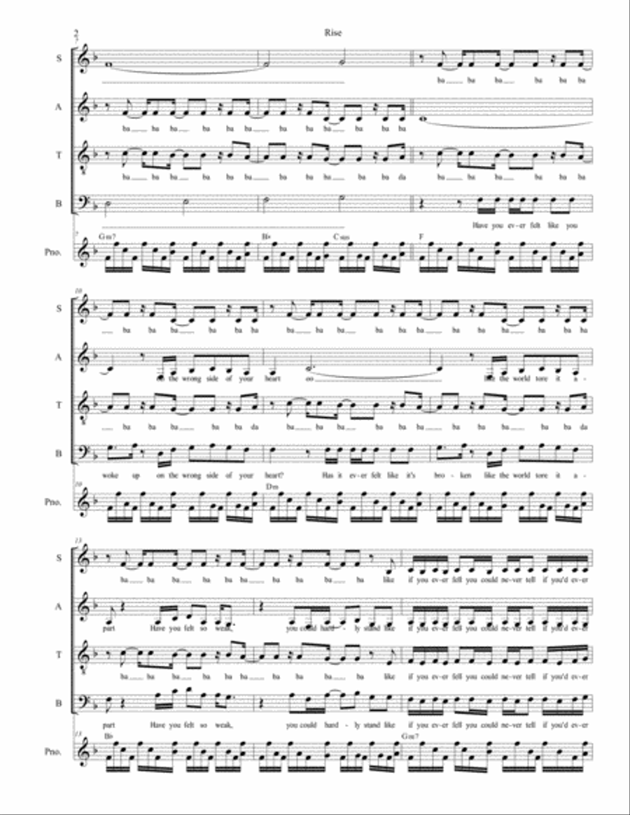 Rise 4-Part scores gallery preview page 2
