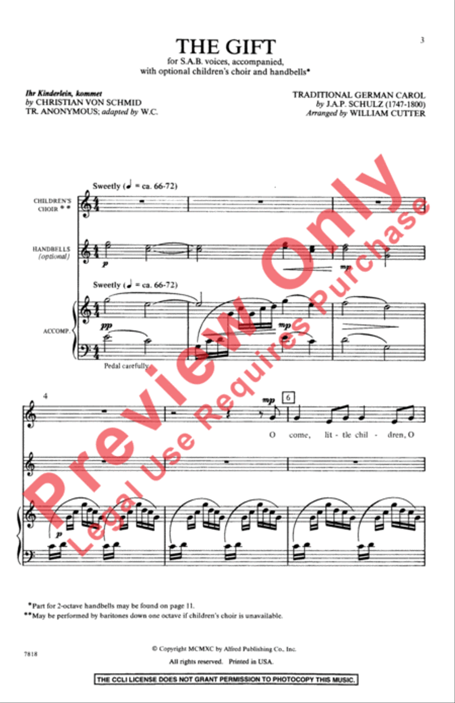 The Gift The Gift 3-Part scores gallery preview page 3