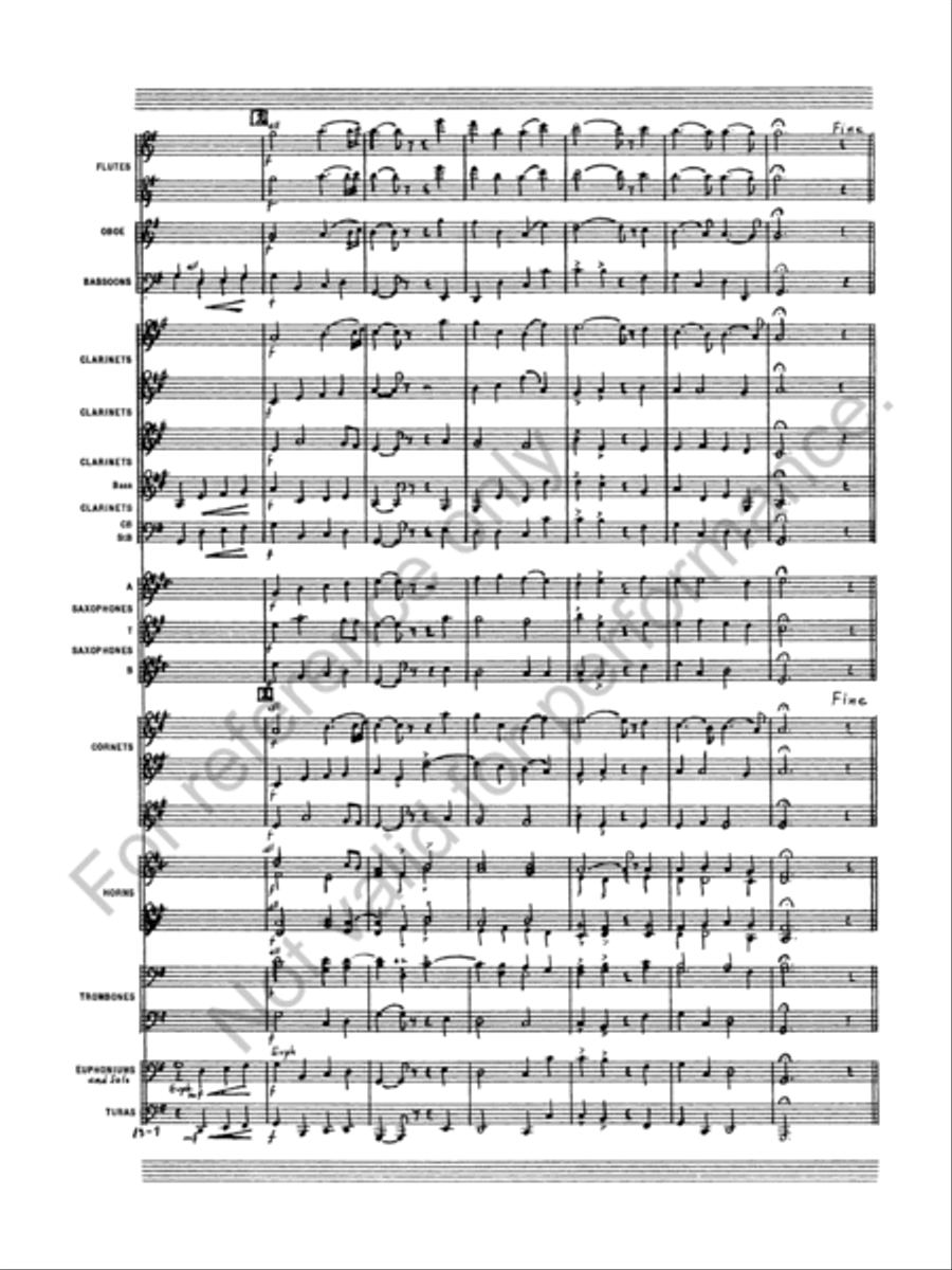 Where'er You Walk Concert Band scores gallery preview page 9