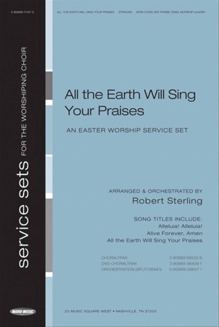 All The Earth Will Sing Your Praises - Accompaniment DVD Choir scores gallery preview page 1