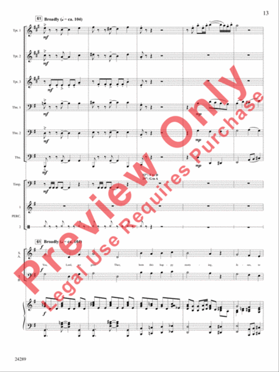 O Come, Let Us Adore Him O Come, Let Us Adore Him Choir scores gallery preview page 14