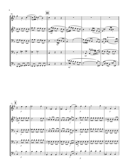 Recordare (from "Requiem") (F) (Brass Quintet - 2 Trp, 2 Trb, 1 Tuba)