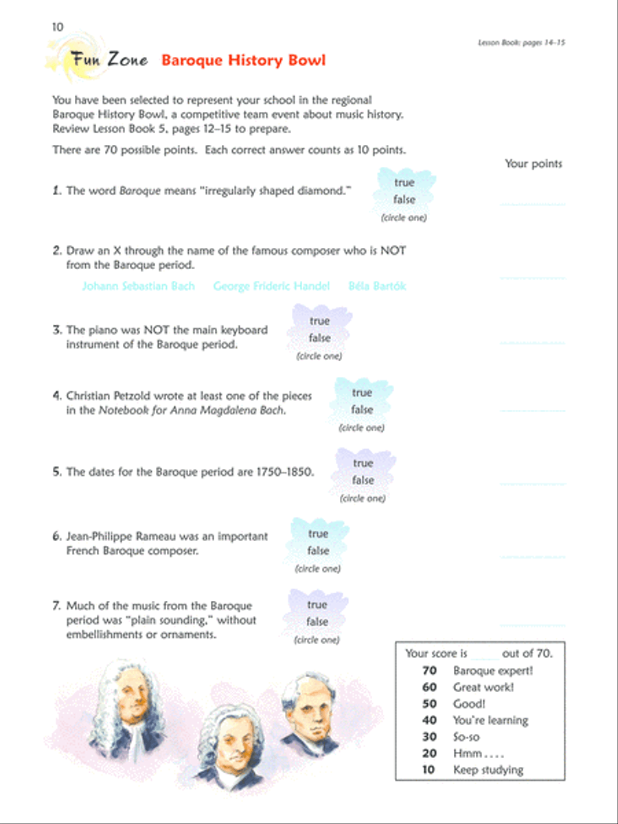 Premier Piano Course Theory, Book 5 Piano Method scores gallery preview page 2