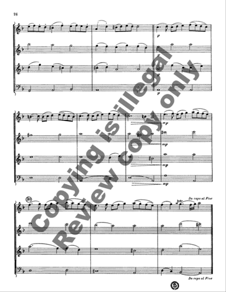 Ten Songs and Dances of the Playhouse 4-Part scores gallery preview page 16