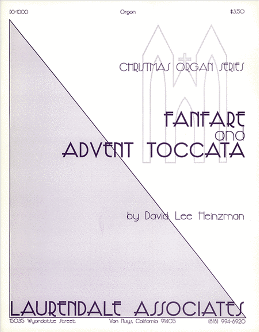 Fanfare and Advent Toccata Organ scores gallery preview page 1