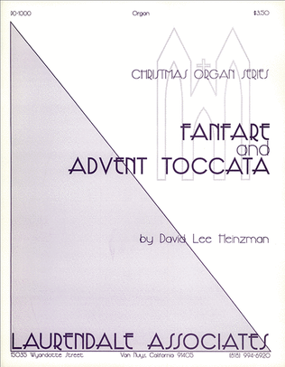 Book cover for Fanfare and Advent Toccata