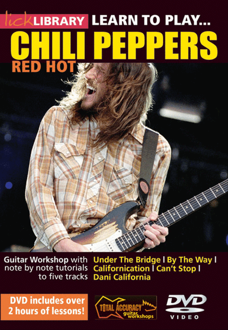 Learn To Play Red Hot Chili Peppers Guitar scores gallery preview page 1