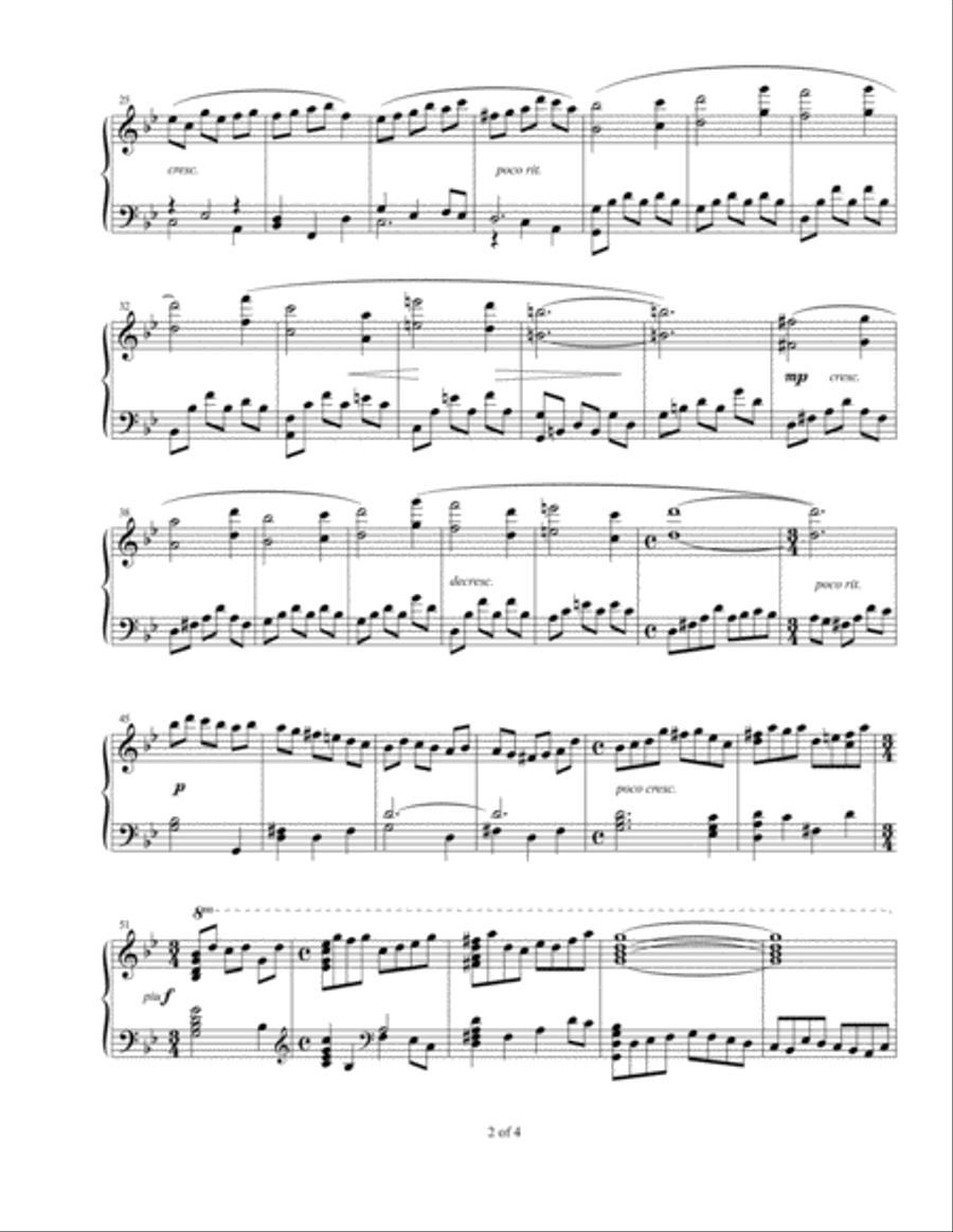 Life Like Water Flowing (Piano solo) Piano Solo scores gallery preview page 2