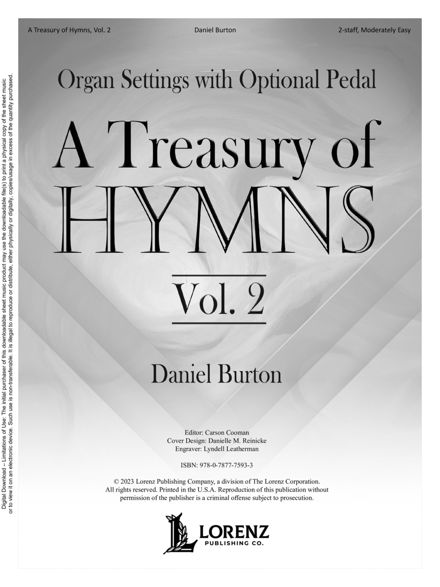 A Treasury of Hymns, Vol. 2