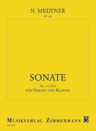 Sonata No. 2 G major Op. 44
