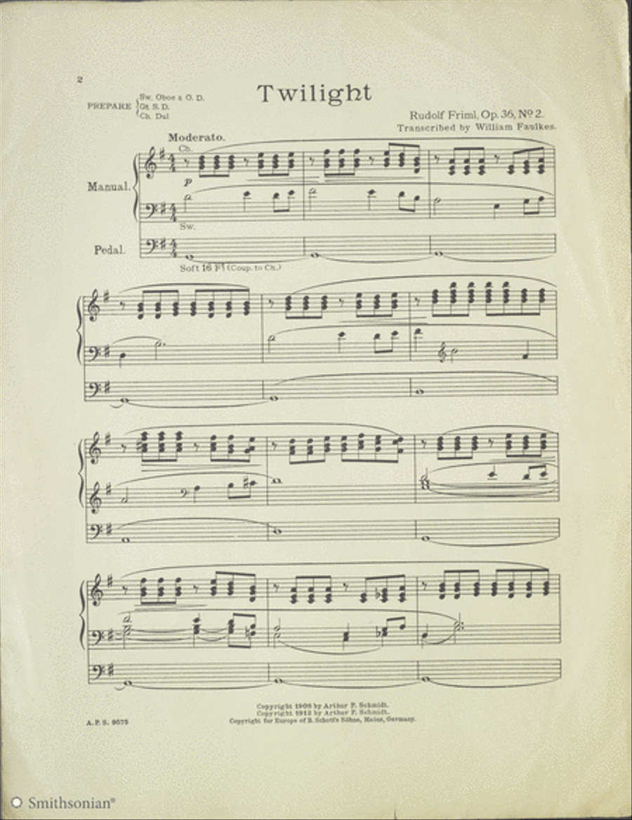 Twilight Organ Solo scores gallery preview page 2