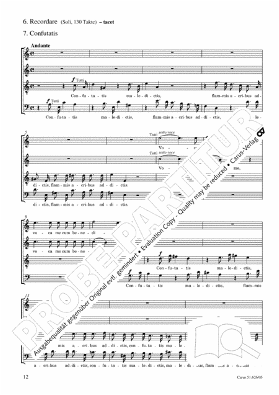 Requiem 4-Part scores gallery preview page 13