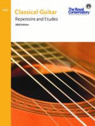 Book cover for Preparatory Guitar Repertoire and Etudes