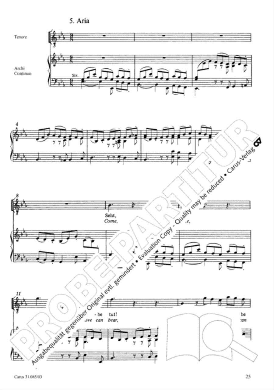 He tends the sheep most well (Ich bin ein guter Hirt) 4-Part scores gallery preview page 26