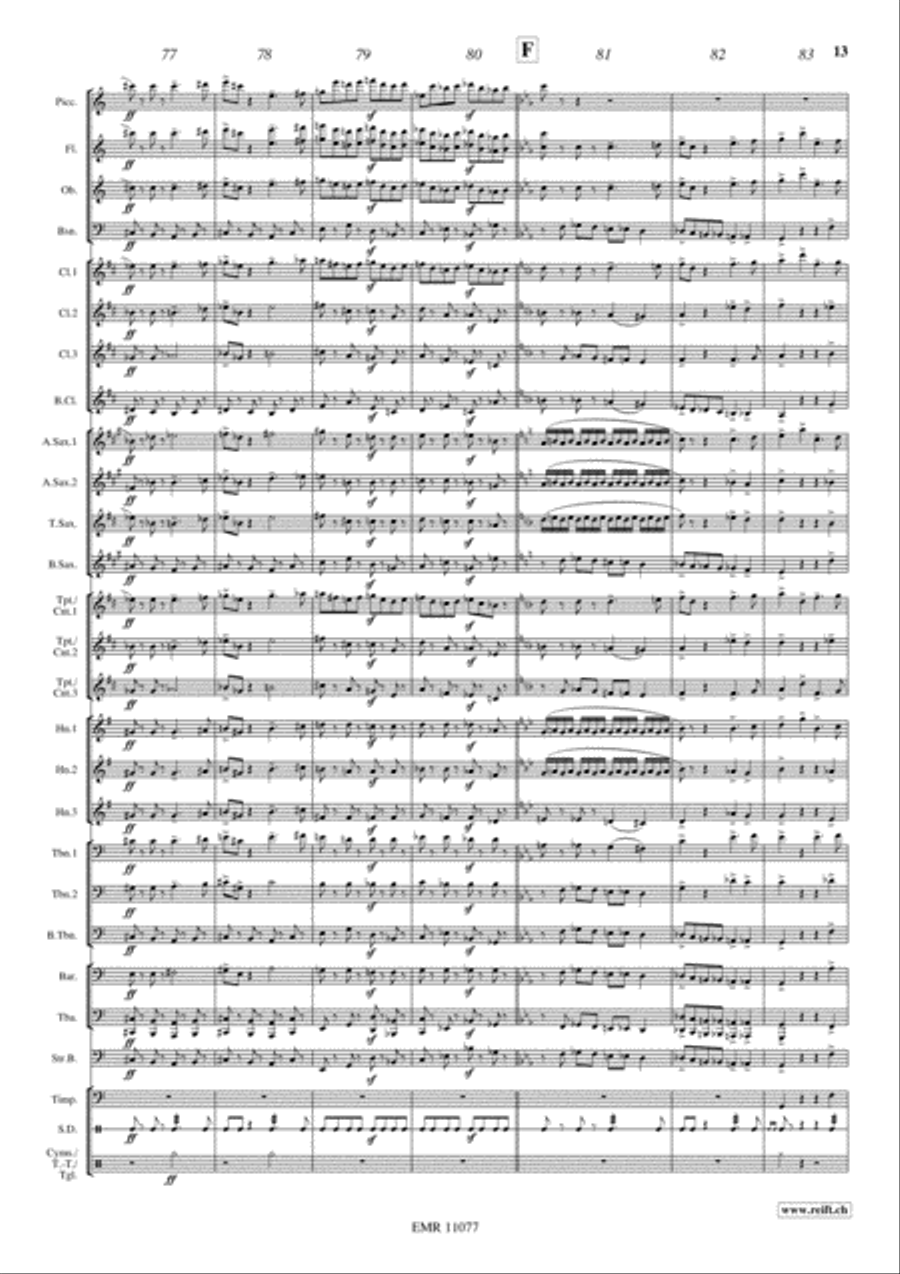 Epic March Concert Band scores gallery preview page 14