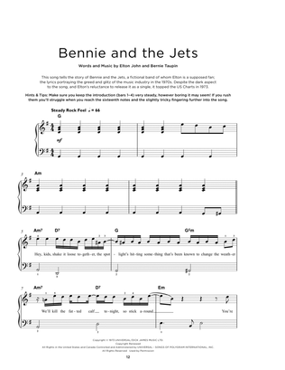 Book cover for Bennie And The Jets