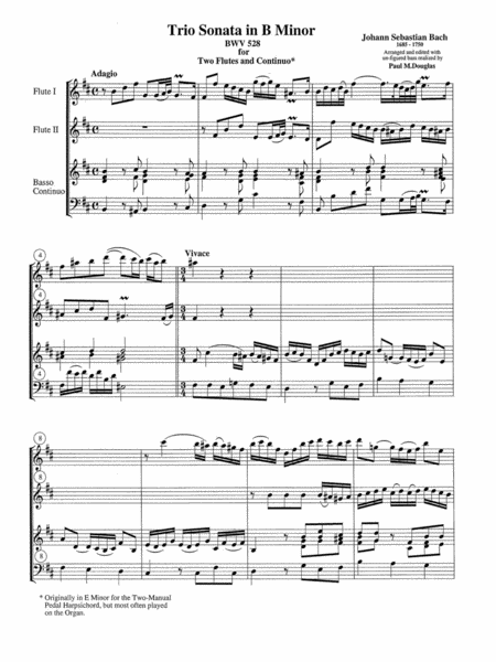 Six Trio Sonates, Vol. II