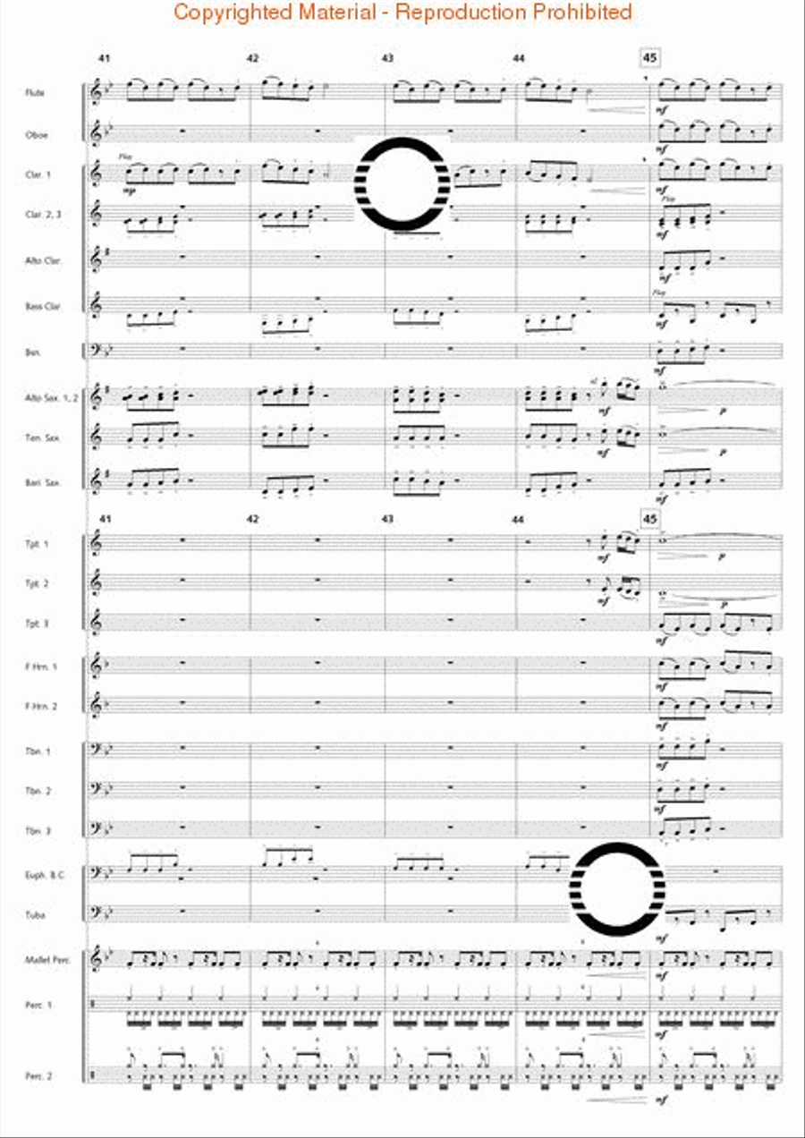 Holiday Jambalaya Concert Band scores gallery preview page 10