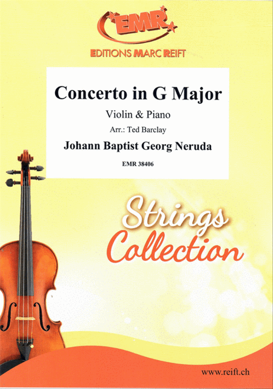 Concerto in G Major Violin Solo scores gallery preview page 1