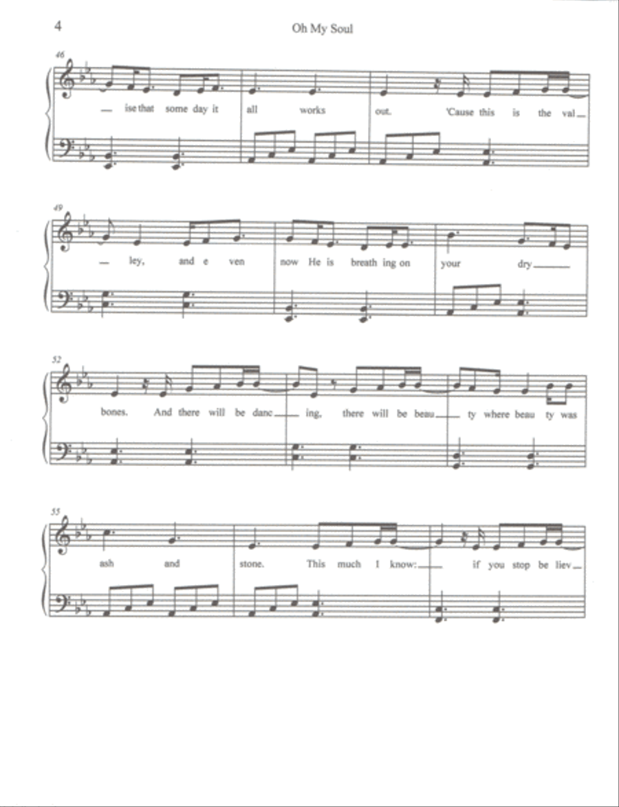 Oh My Soul Oh My Soul Small Ensemble scores gallery preview page 4