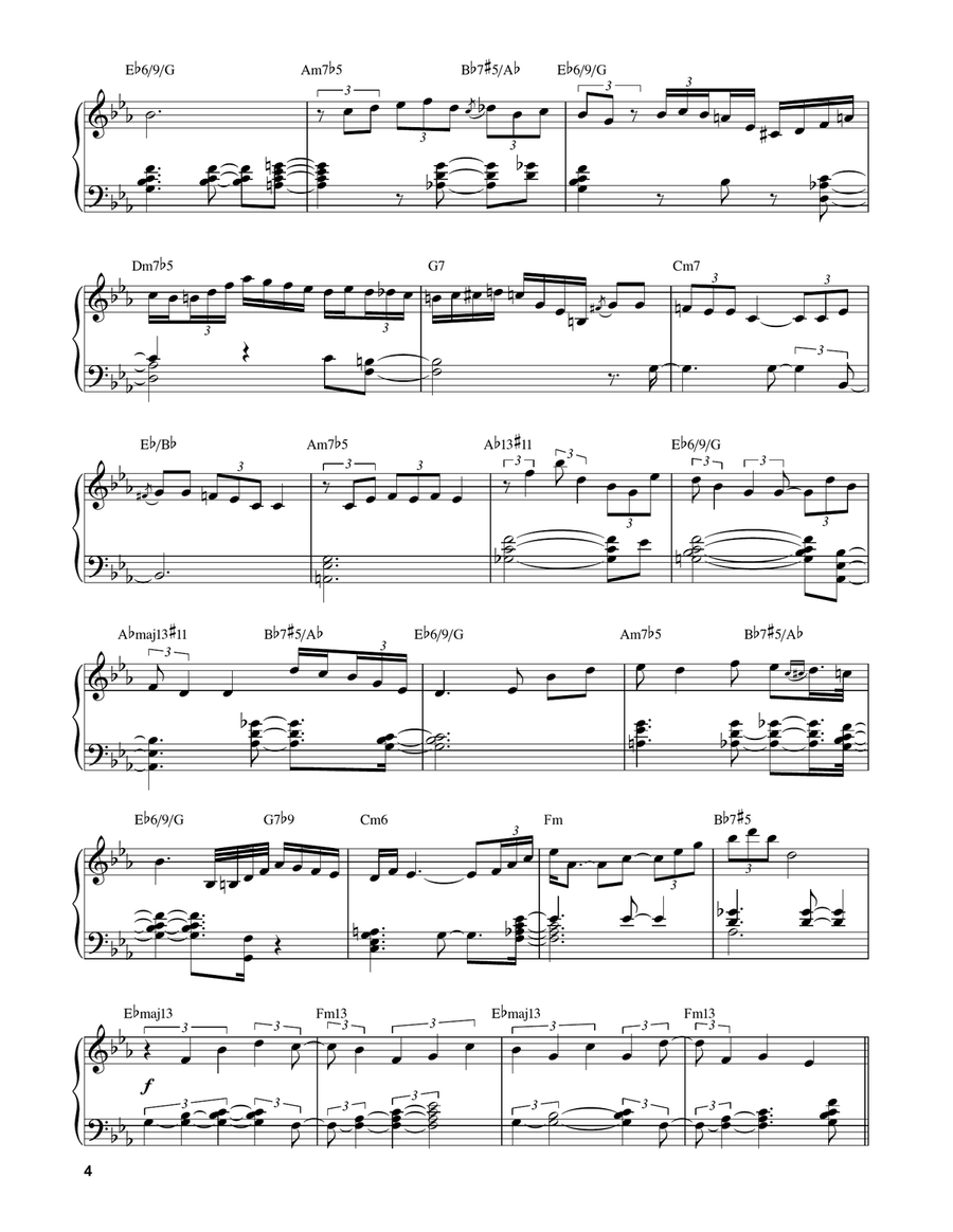 Moon River Piano scores gallery preview page 4
