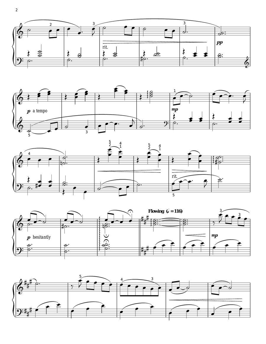 Feed The Birds (Tuppence A Bag) [Classical version] (from Mary Poppins) (arr. Phillip Keveren) Piano Solo scores gallery preview page 2