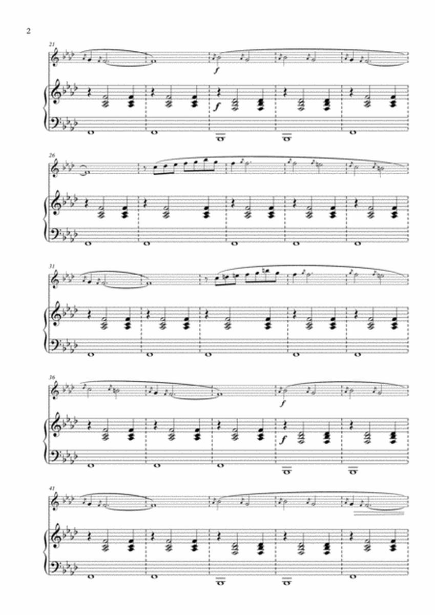 Gnossienne No. 1 arranged for Violin and Piano image number null