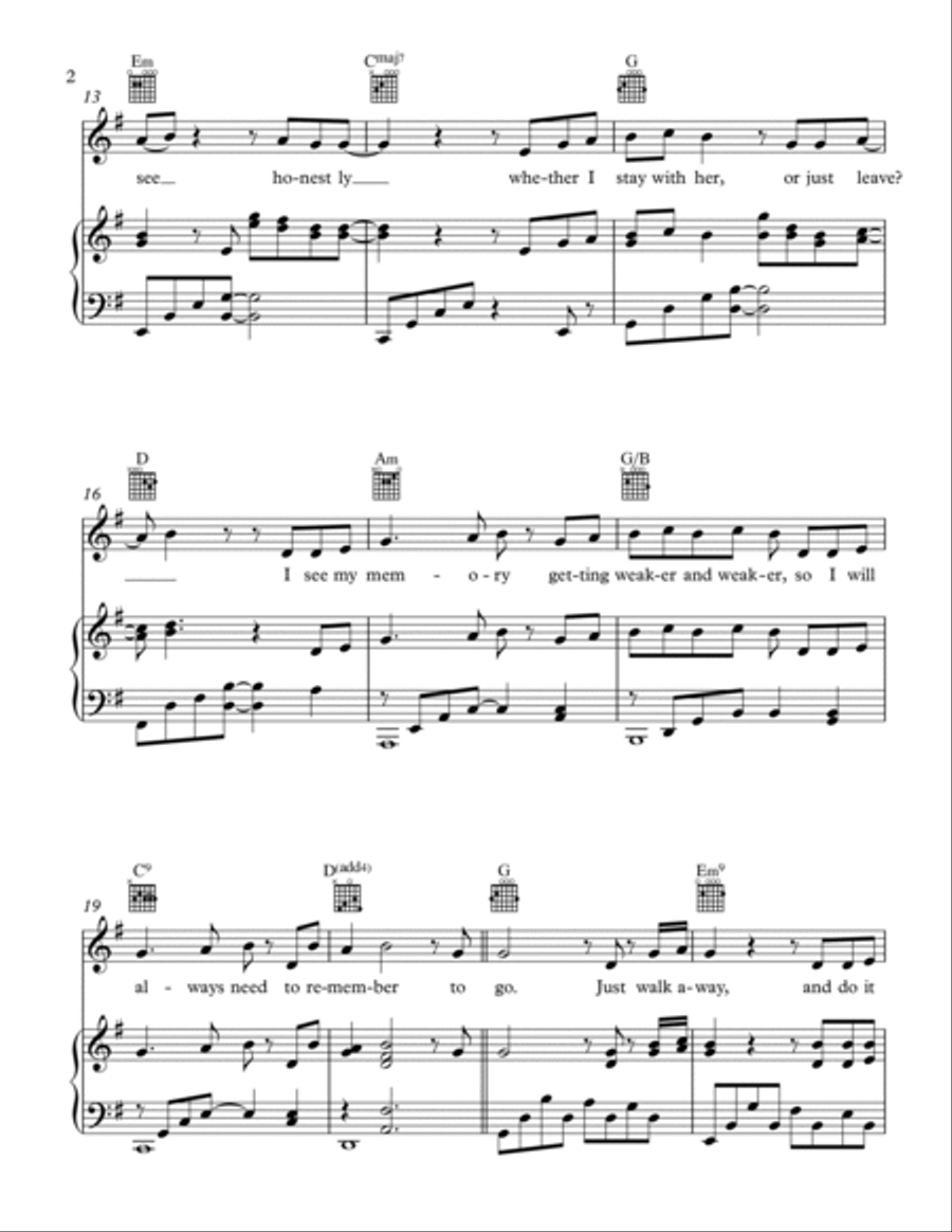 Remember To Go Voice scores gallery preview page 3