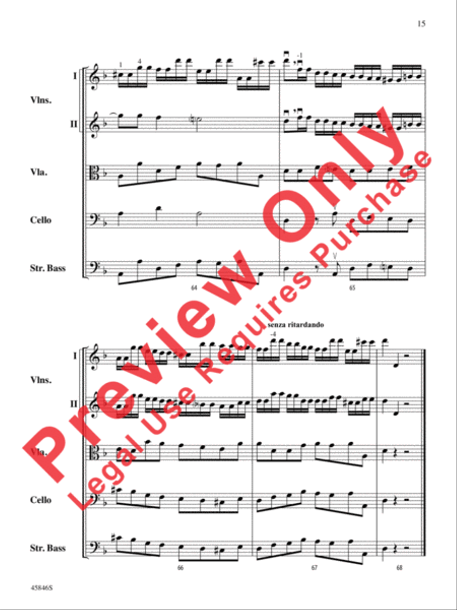 Dies Irae String Orchestra scores gallery preview page 15