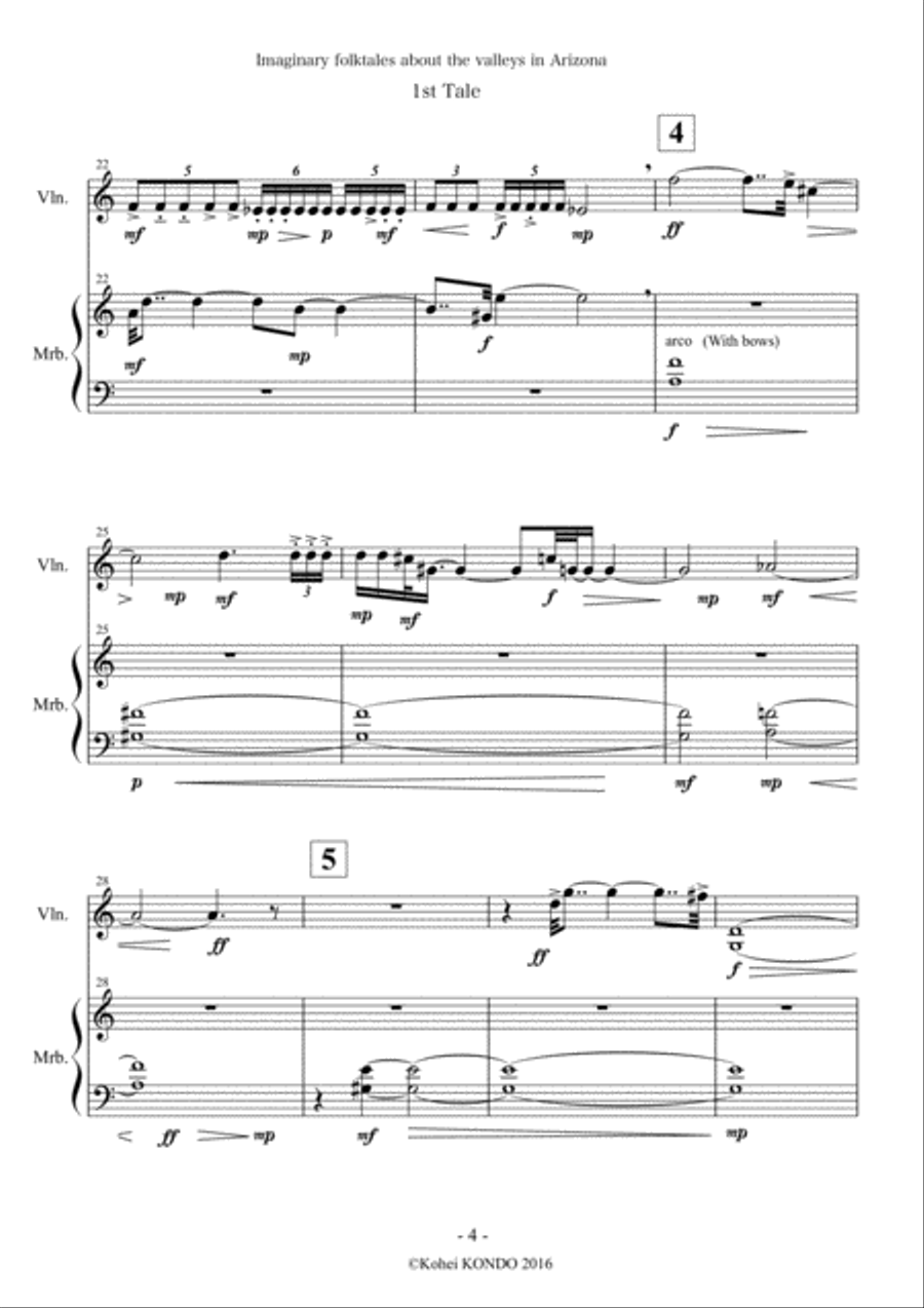 Imaginary folktales about the valleys in Arizona Op.158 image number null