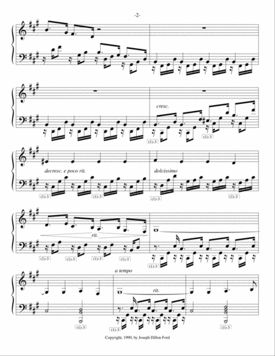 From the Shadowland (supplement) for piano solo Piano Solo scores gallery preview page 2