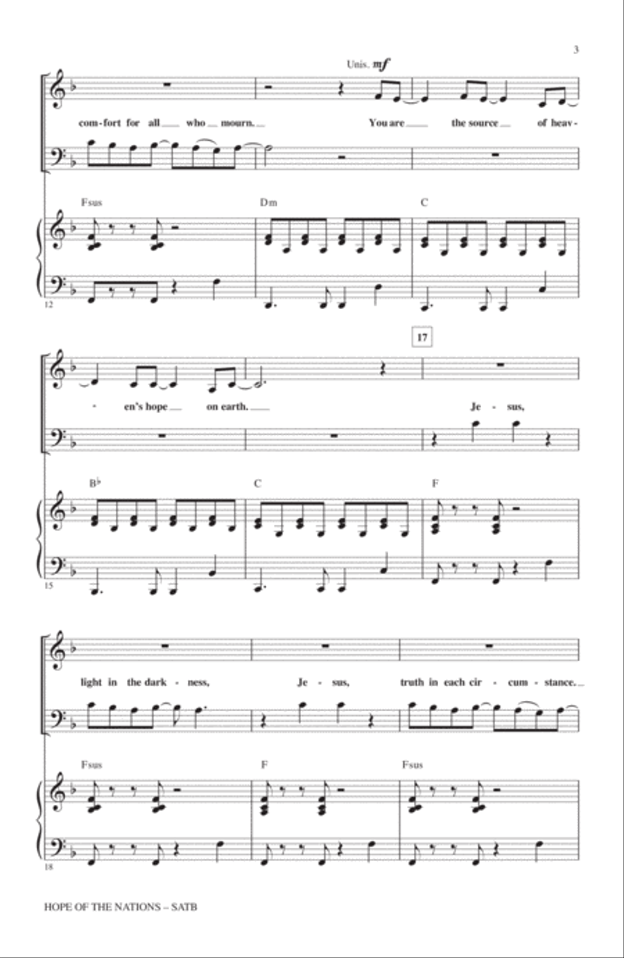 Hope Of The Nations 4-Part scores gallery preview page 2