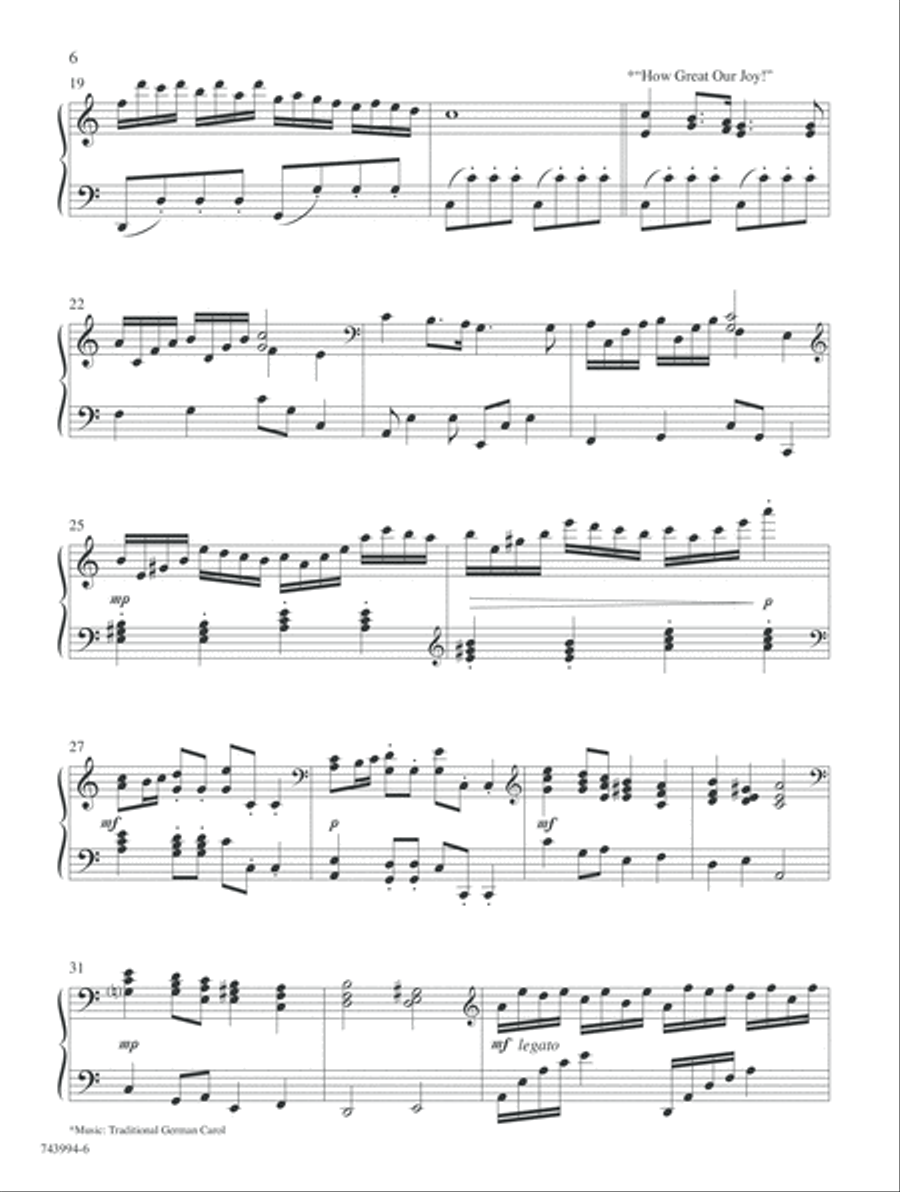 Christmas Fantasia Piano Solo scores gallery preview page 6