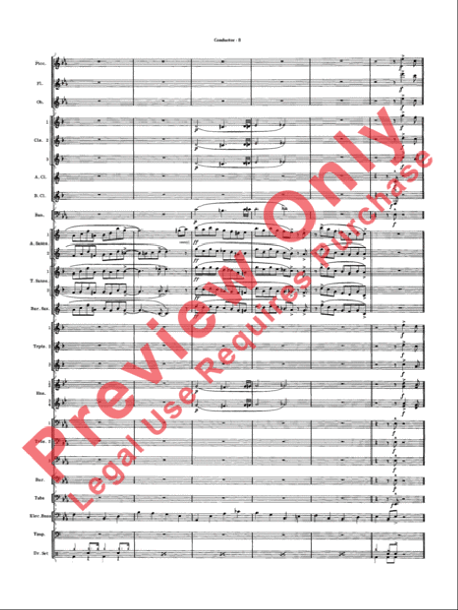 Five to Go Five to Go Concert Band scores gallery preview page 10