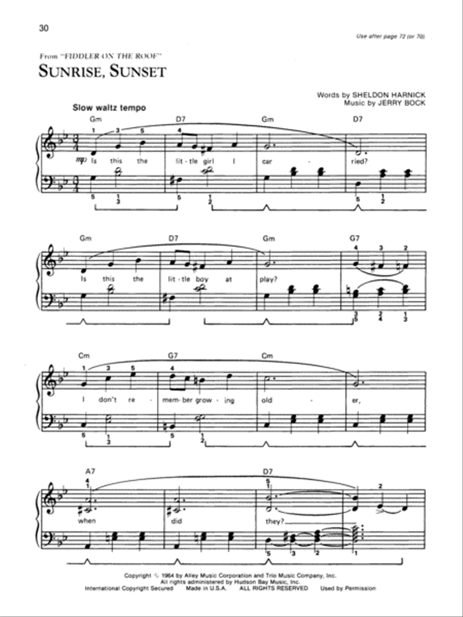 Alfred's Basic Adult Piano Course Pop Song Book, Book 2 Piano Method scores gallery preview page 5